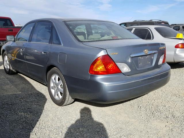 4T1BF28B7YU091809 - 2000 TOYOTA AVALON XL BLUE photo 3