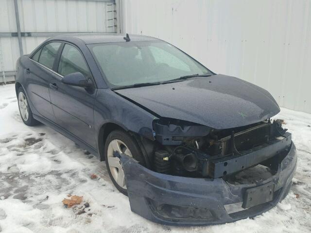 1G2ZJ57B794272385 - 2009 PONTIAC G6 BLUE photo 1