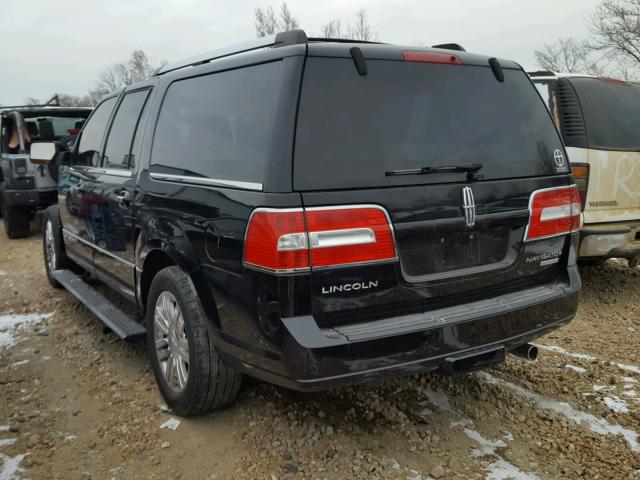 5LMFL28558LJ22224 - 2008 LINCOLN NAVIGATOR BLACK photo 3