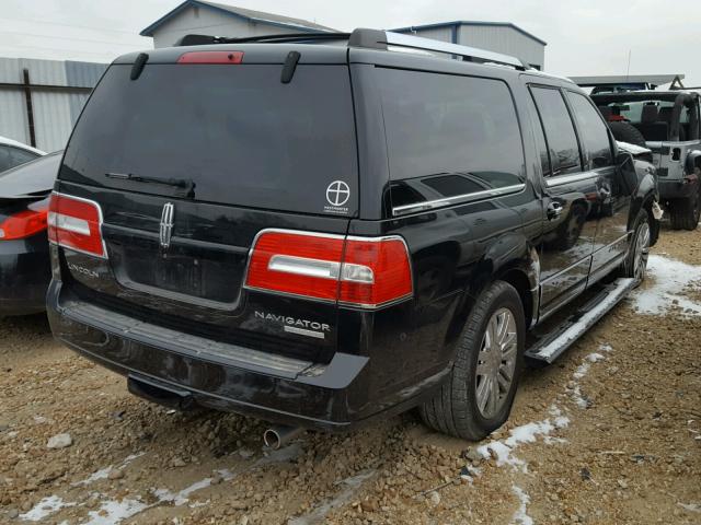 5LMFL28558LJ22224 - 2008 LINCOLN NAVIGATOR BLACK photo 4