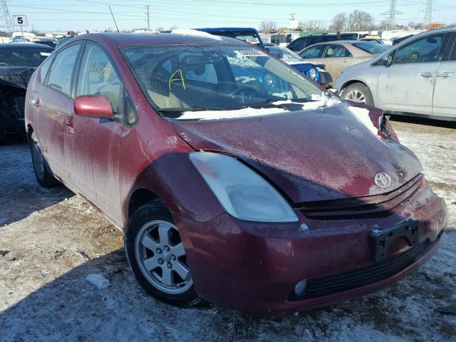 JTKDB20U953036275 - 2005 TOYOTA PRIUS BURGUNDY photo 1