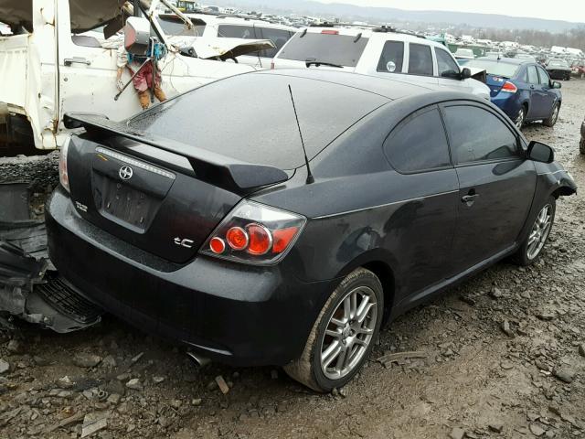 JTKDE167X80262156 - 2008 TOYOTA SCION TC BLACK photo 4