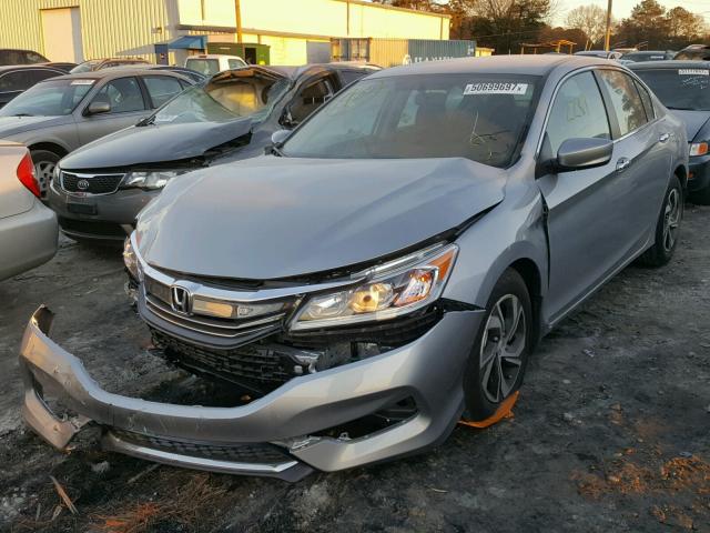 1HGCR2F37HA257096 - 2017 HONDA ACCORD LX SILVER photo 2