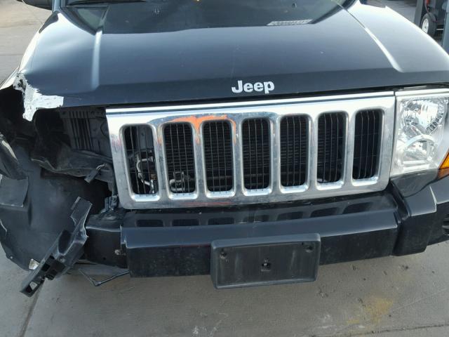 1J8HG48K37C633153 - 2007 JEEP COMMANDER BLACK photo 10