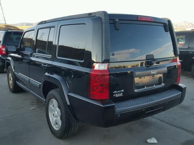 1J8HG48K37C633153 - 2007 JEEP COMMANDER შავი ფოტო 3