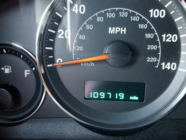 1J8HG48K37C633153 - 2007 JEEP COMMANDER შავი ფოტო 8