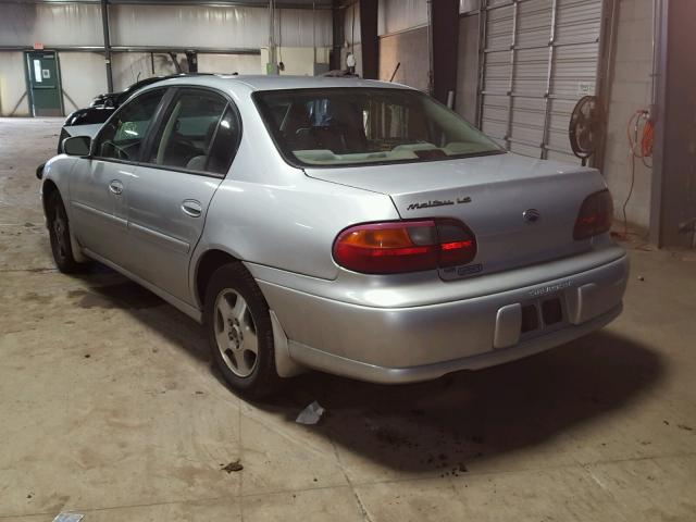 1G1NE52J32M668955 - 2002 CHEVROLET MALIBU LS 银色 照片 3