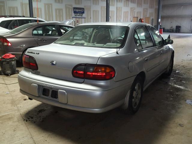 1G1NE52J32M668955 - 2002 CHEVROLET MALIBU LS SILVER photo 4