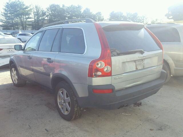 YV1CZ592151185451 - 2005 VOLVO XC90 SILVER photo 3
