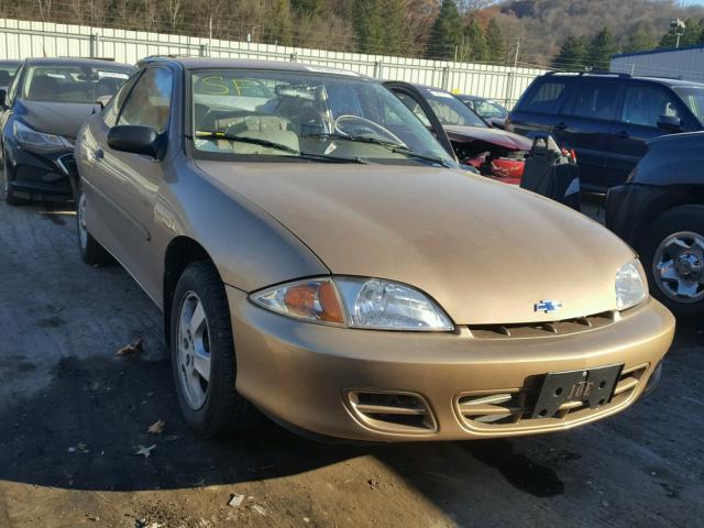 1G1JC1245Y7206461 - 2000 CHEVROLET CAVALIER GOLD photo 1