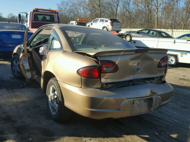 1G1JC1245Y7206461 - 2000 CHEVROLET CAVALIER GOLD photo 3