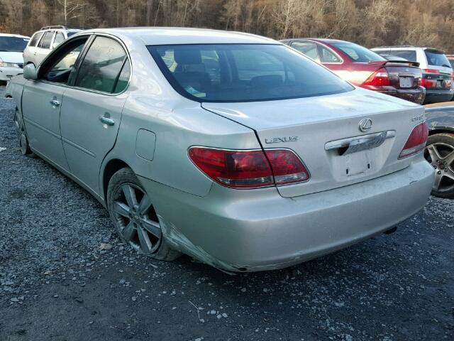 JTHBA30G355070685 - 2005 LEXUS ES 330 SILVER photo 3