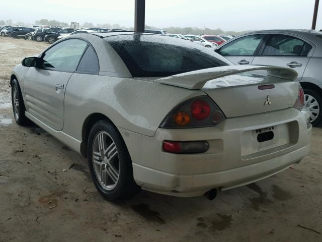 4A3AC84H63E146689 - 2003 MITSUBISHI ECLIPSE GT WHITE photo 3