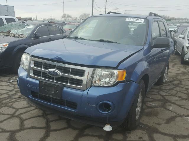 1FMCU0D75AKA11585 - 2010 FORD ESCAPE XLT BLUE photo 2