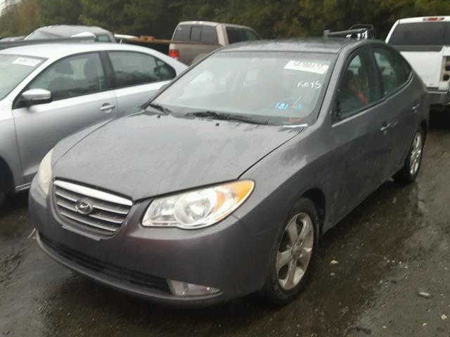 KMHDU46D78U552358 - 2008 HYUNDAI ELANTRA GL GRAY photo 2