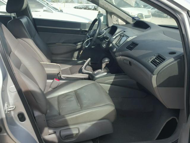 1HGFA16929L001506 - 2009 HONDA CIVIC EXL 银色 照片 5