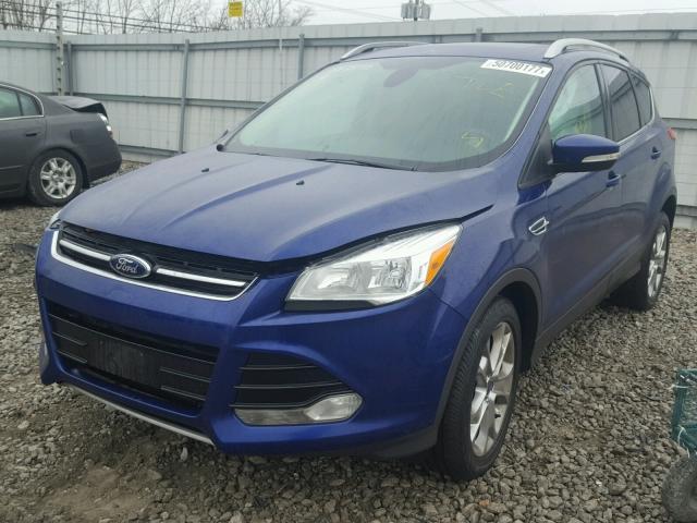 1FMCU9J90EUA83265 - 2014 FORD ESCAPE TIT BLUE photo 2