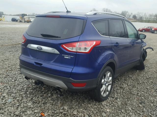 1FMCU9J90EUA83265 - 2014 FORD ESCAPE TIT BLUE photo 4