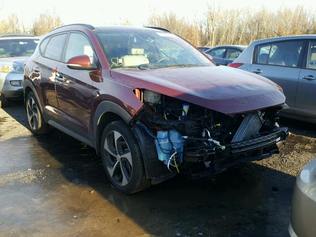 KM8J3CA22HU287497 - 2017 HYUNDAI TUCSON LIM MAROON photo 1