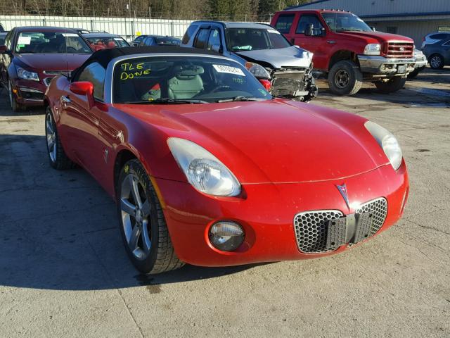 1G2MB35B77Y138660 - 2007 PONTIAC SOLSTICE RED photo 1