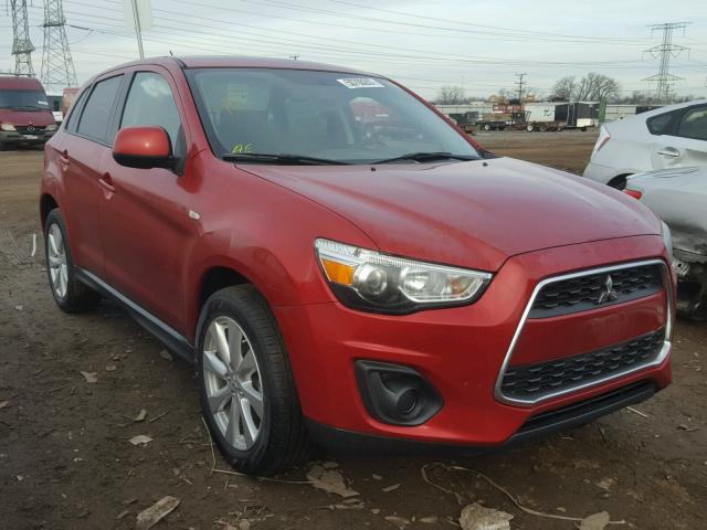4A4AR3AUXEE013502 - 2014 MITSUBISHI OUTLANDER RED photo 1