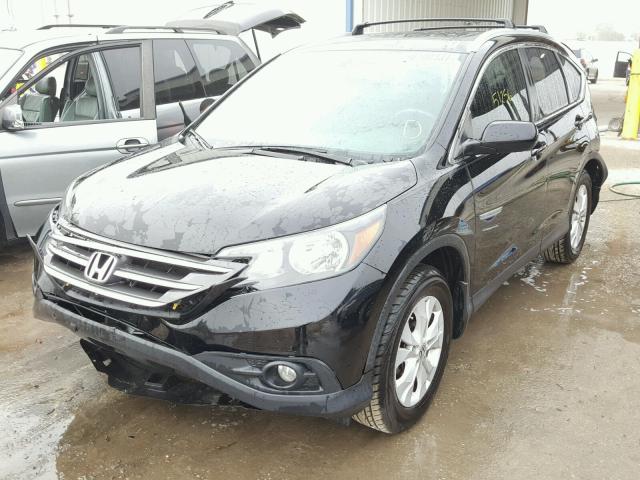 2HKRM3H76DH502521 - 2013 HONDA CR-V EXL BLACK photo 2