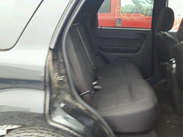 1FMCU03148KE65799 - 2008 FORD ESCAPE XLT BLACK photo 6