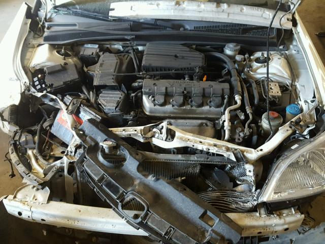 1HGEM21973L011679 - 2003 HONDA CIVIC EX თეთრი ფოტო 7