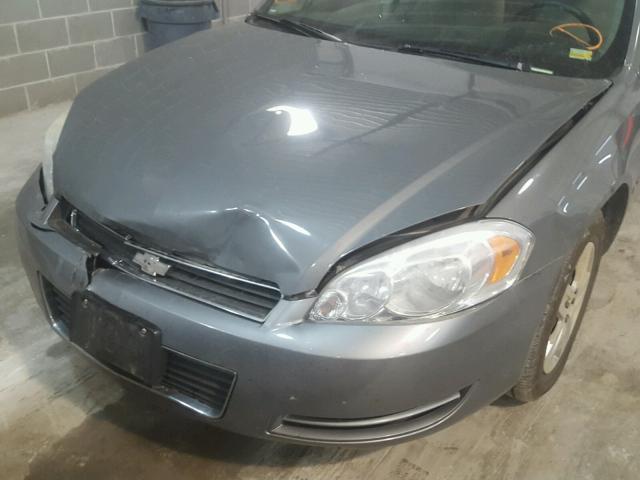 2G1WB58K679408809 - 2007 CHEVROLET IMPALA LS GRAY photo 9