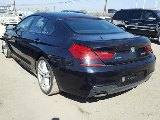 WBA6B4C58FD761134 - 2015 BMW 650 XI BLUE photo 3