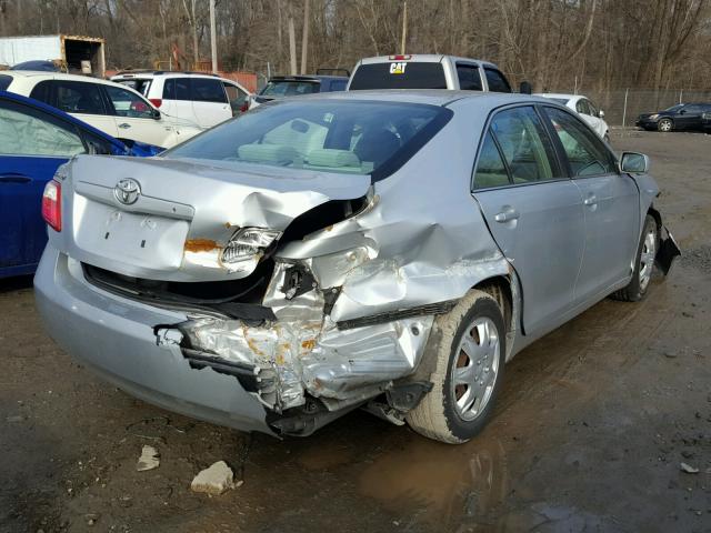 4T1BE46K97U605742 - 2007 TOYOTA CAMRY NEW SILVER photo 4