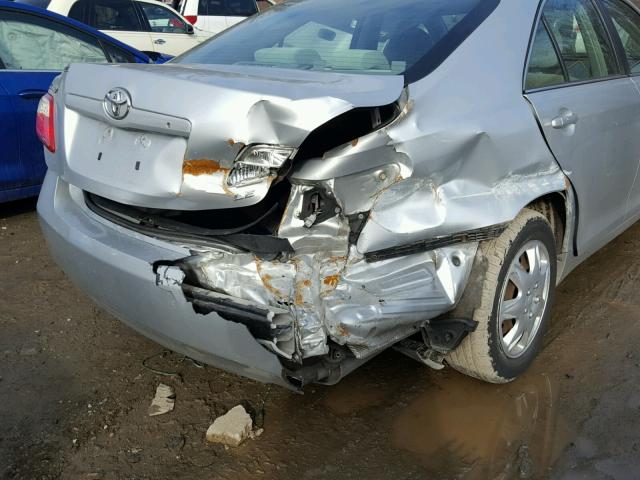 4T1BE46K97U605742 - 2007 TOYOTA CAMRY NEW SILVER photo 9