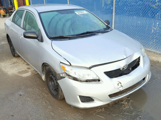 1NXBU4EE7AZ200386 - 2010 TOYOTA COROLLA BA SILVER photo 1