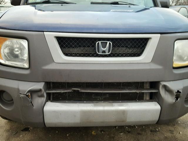 5J6YH28523L012879 - 2003 HONDA ELEMENT EX BLUE photo 9