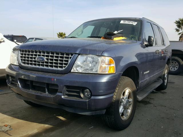 1FMZU73E54UB72577 - 2004 FORD EXPLORER X BLUE photo 2