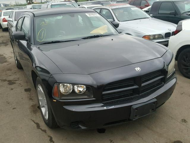 2B3KA43R97H760930 - 2007 DODGE CHARGER SE BLACK photo 1