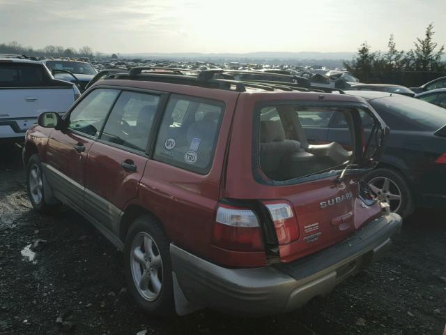 JF1SF65591H745224 - 2001 SUBARU FORESTER S 红色 照片 3