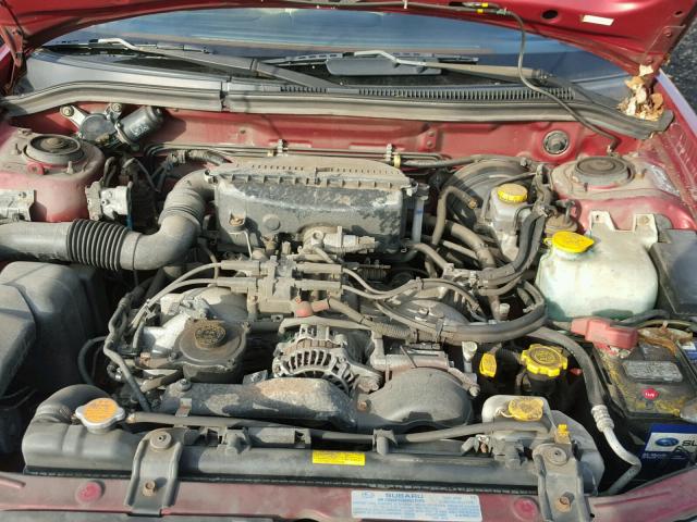 JF1SF65591H745224 - 2001 SUBARU FORESTER S 红色 照片 7