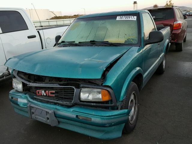 1GTCS1446R8505887 - 1994 GMC SONOMA TEAL photo 2