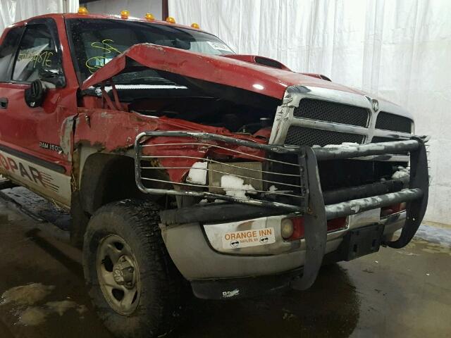 3B7HF13ZXWG241800 - 1998 DODGE RAM 1500 RED photo 9