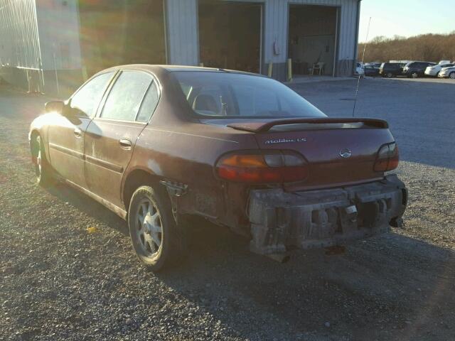 1G1NE52M4W6227727 - 1998 CHEVROLET MALIBU LS BURGUNDY photo 3