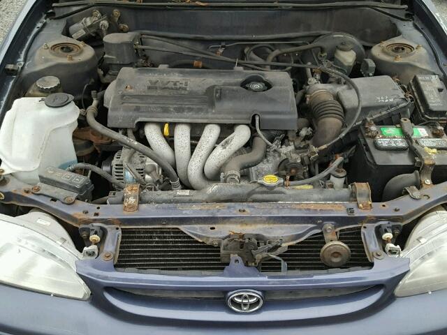 1NXBR12E1YZ368412 - 2000 TOYOTA COROLLA VE BLUE photo 7