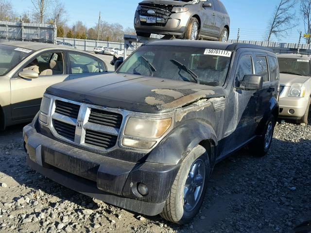 1D8GT28K98W245901 - 2008 DODGE NITRO SXT BLUE photo 2