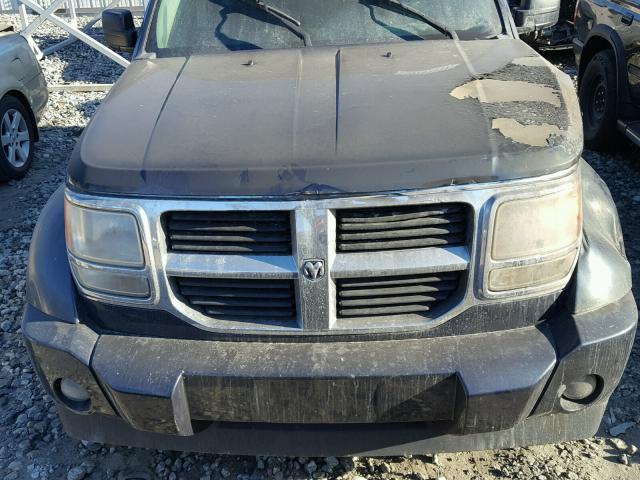 1D8GT28K98W245901 - 2008 DODGE NITRO SXT BLUE photo 7