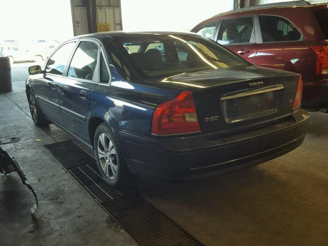 YV1TS92D141357399 - 2004 VOLVO S80 BLUE photo 3