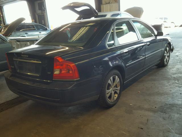 YV1TS92D141357399 - 2004 VOLVO S80 BLUE photo 4