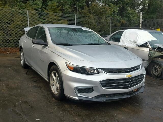 1G1ZB5ST0GF191196 - 2016 CHEVROLET MALIBU LS SILVER photo 1