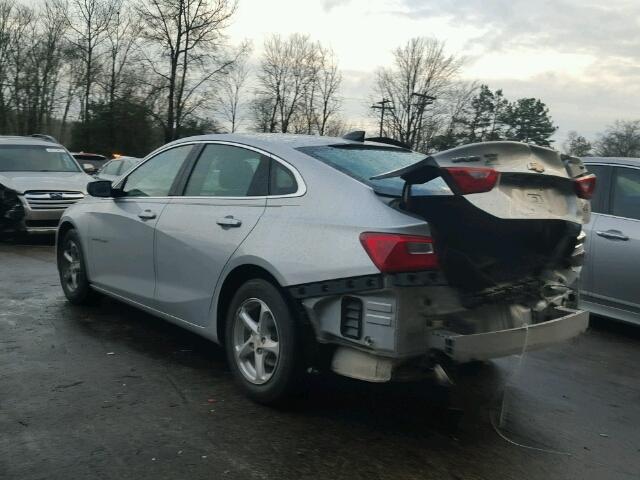 1G1ZB5ST0GF191196 - 2016 CHEVROLET MALIBU LS SILVER photo 3