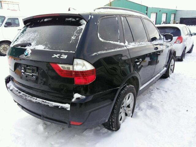 WBXPC7C42AWE54221 - 2010 BMW X3 XDRIVE2 BLACK photo 4