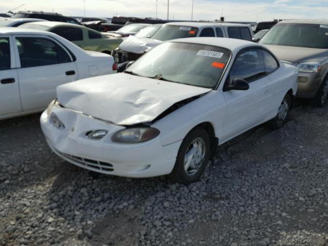 3FAKP1130YR235907 - 2000 FORD ESCORT ZX2 WHITE photo 2